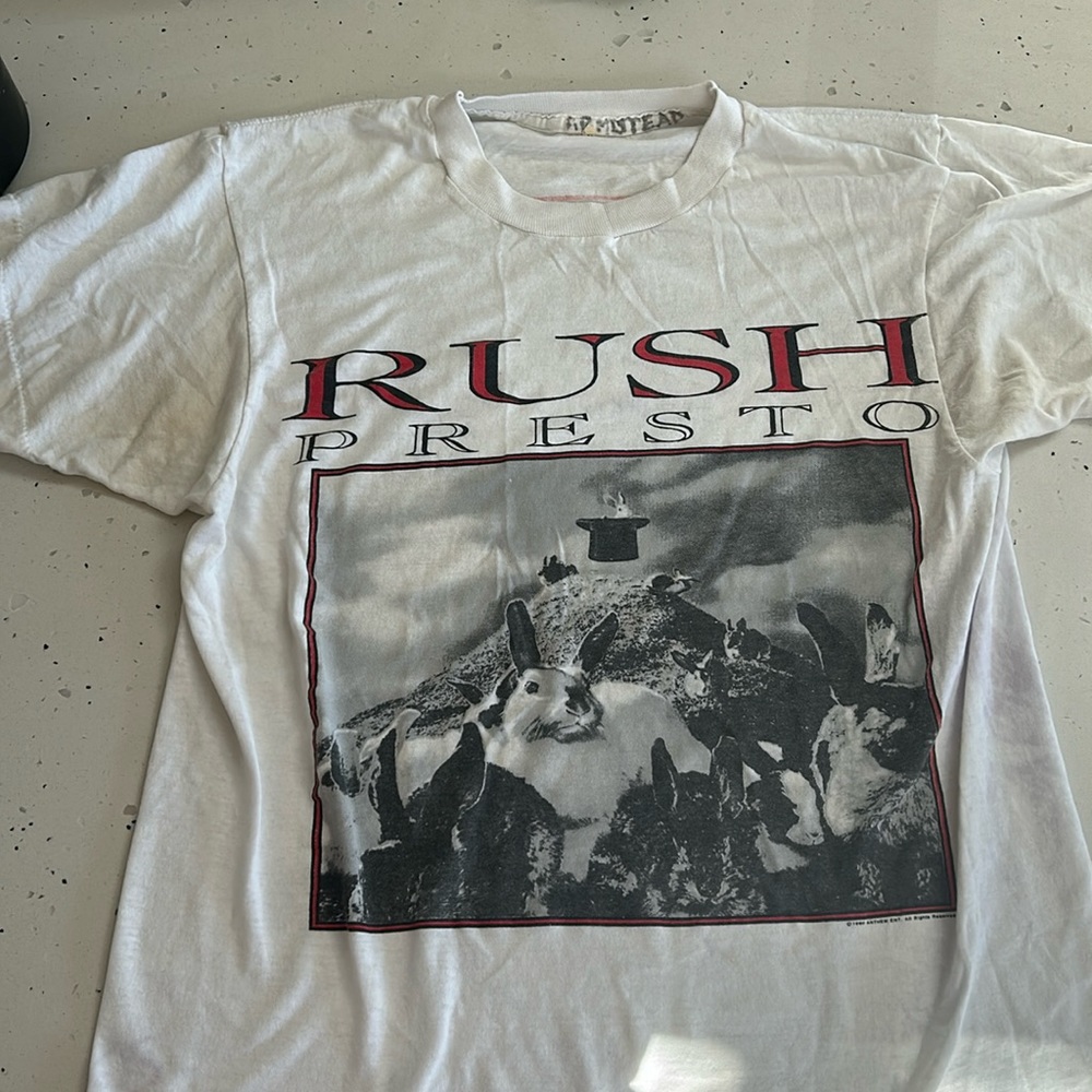 COPY - Vintage Rush concert tee from the 80s